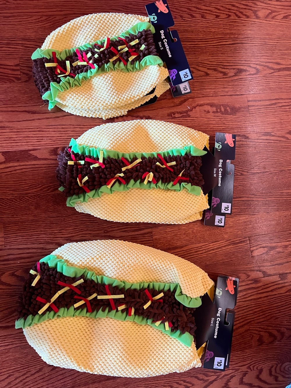 Dog Taco Costume  Size S M L Brand New Small Medium Large Halloween